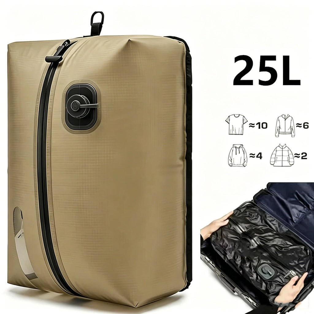 Automatic Vacuum Compressed Storage Bag Air Tight Bag Travel Luggage Compression Bag Business Trip Backpack Special Clothing Bag