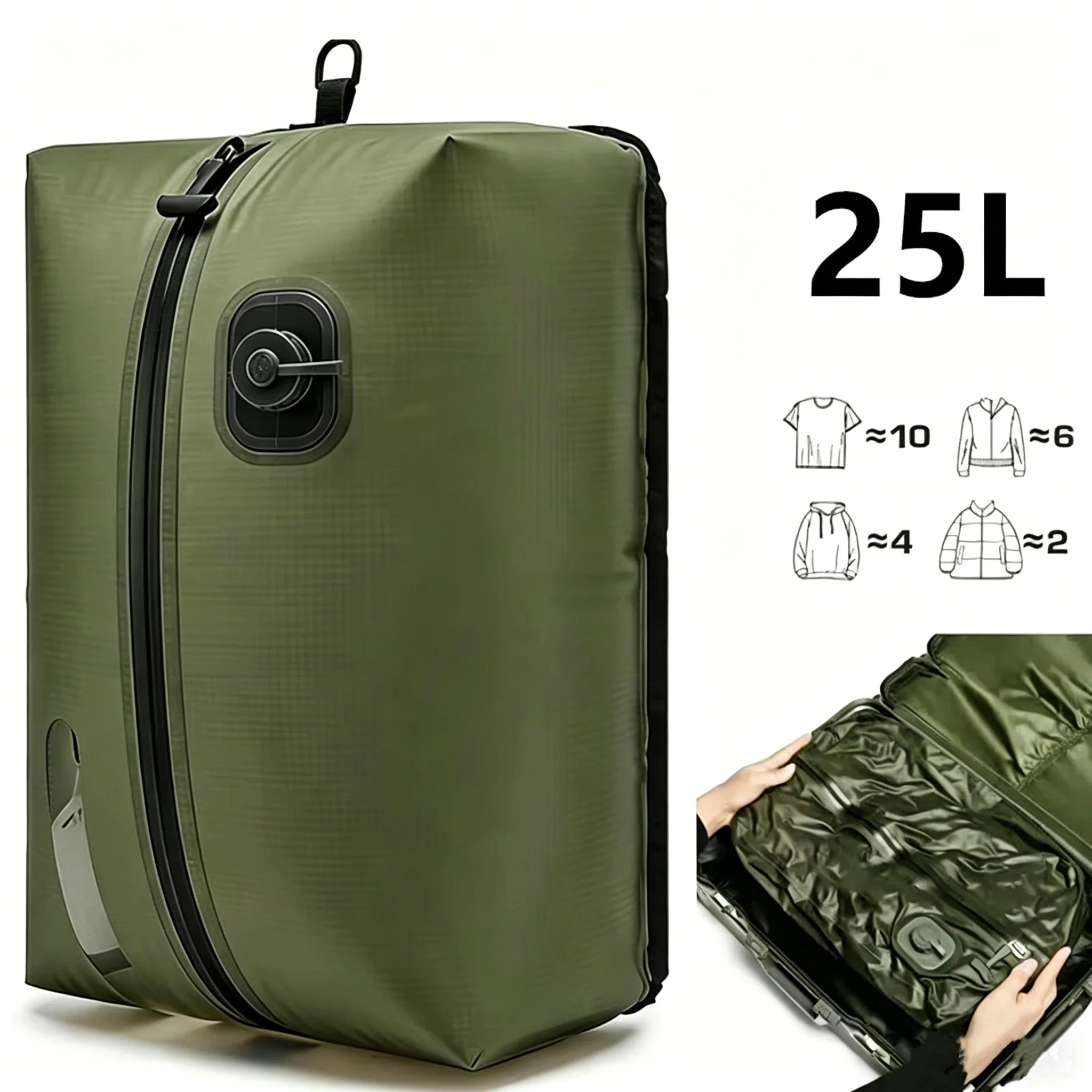 Automatic Vacuum Compressed Storage Bag Air Tight Bag Travel Luggage Compression Bag Business Trip Backpack Special Clothing Bag