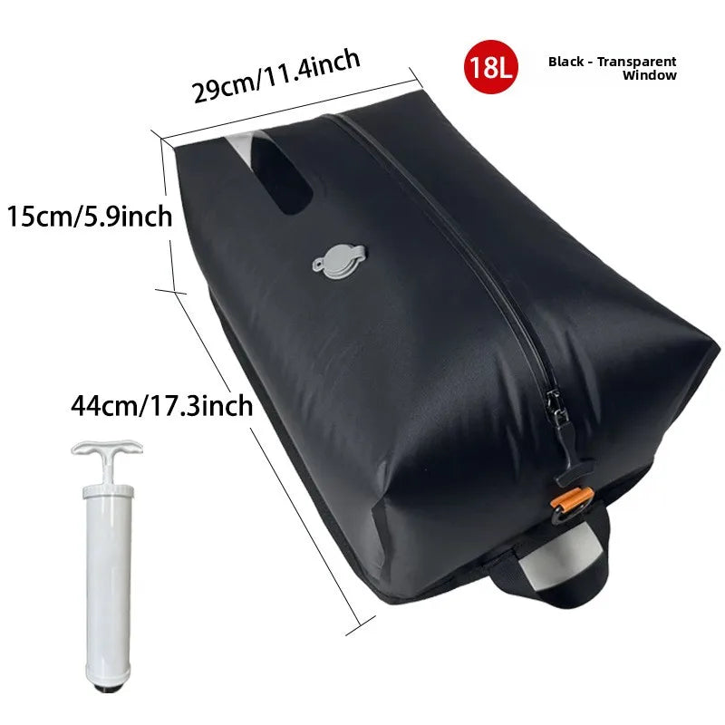 Automatic Vacuum Compressed Storage Bag Air Tight Bag Travel Luggage Compression Bag Business Trip Backpack Special Clothing Bag