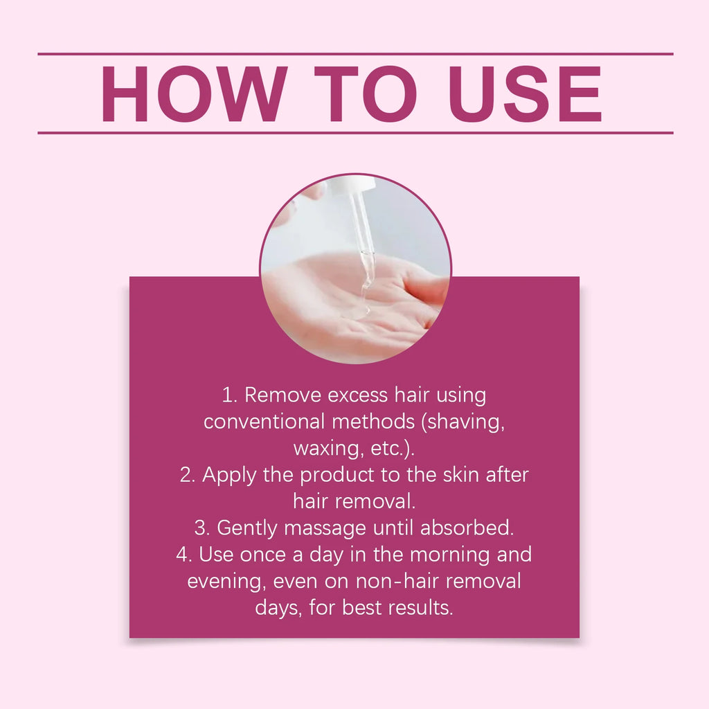 Cyperus Rotundus Oil for Hair Removal Smoothing Soothing Skin Care Moisturizes Armpit Leg Arm Hair Inhibitor Depilatory Oil