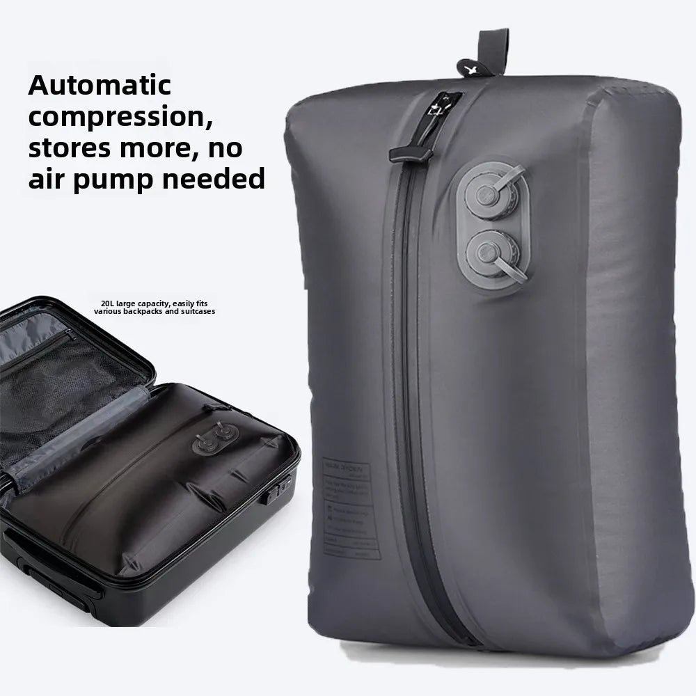 Automatic Vacuum Compressed Storage Bag Air Tight Bag Travel Luggage Compression Bag Business Trip Backpack Special Clothing Bag