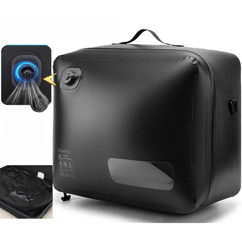 Automatic Vacuum Compressed Storage Bag Air Tight Bag Travel Luggage Compression Bag Business Trip Backpack Special Clothing Bag