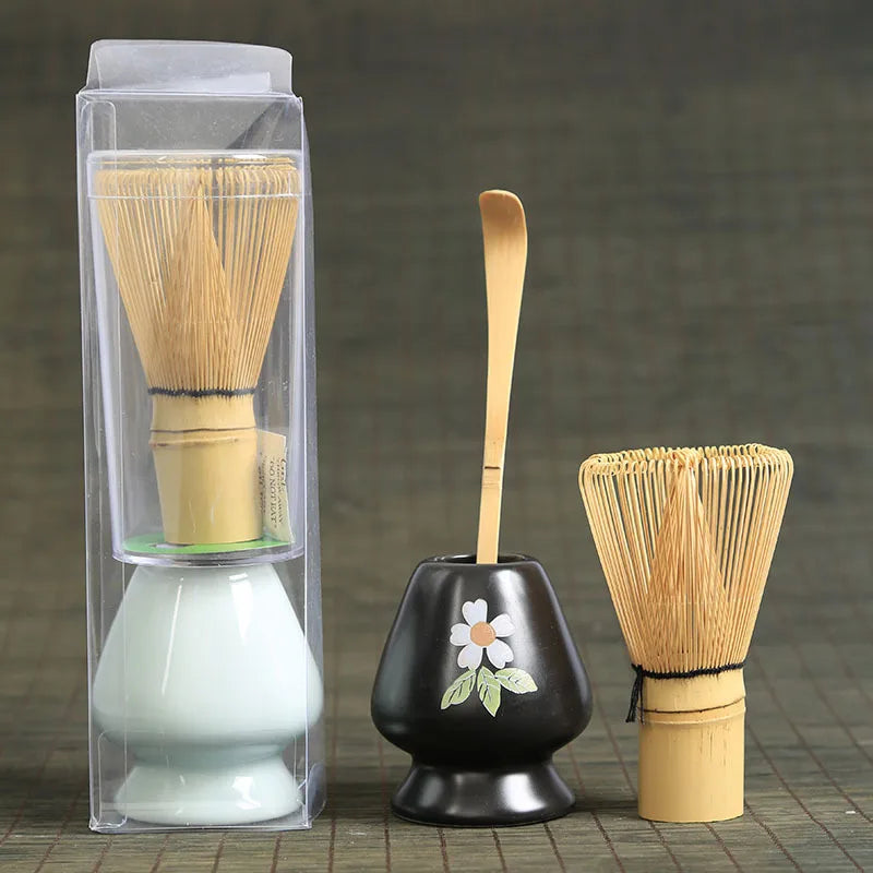 Tea Set Japanese Tea Set Matcha Whisk (Chasen) Tea Spoon And Scoop (Chashaku) Matcha Tea Set Bamboo Accessories