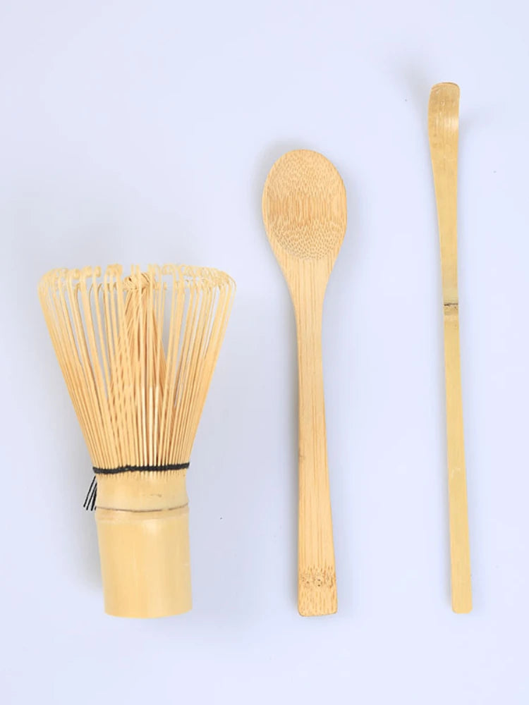 Tea Set Japanese Tea Set Matcha Whisk (Chasen) Tea Spoon And Scoop (Chashaku) Matcha Tea Set Bamboo Accessories