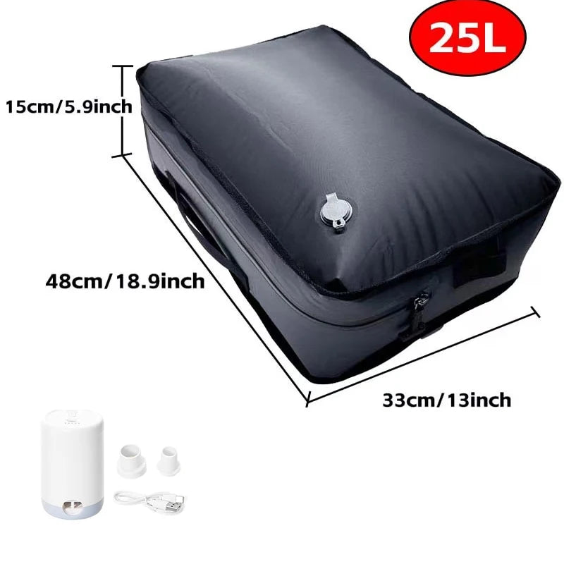 Automatic Vacuum Compressed Storage Bag Air Tight Bag Travel Luggage Compression Bag Business Trip Backpack Special Clothing Bag