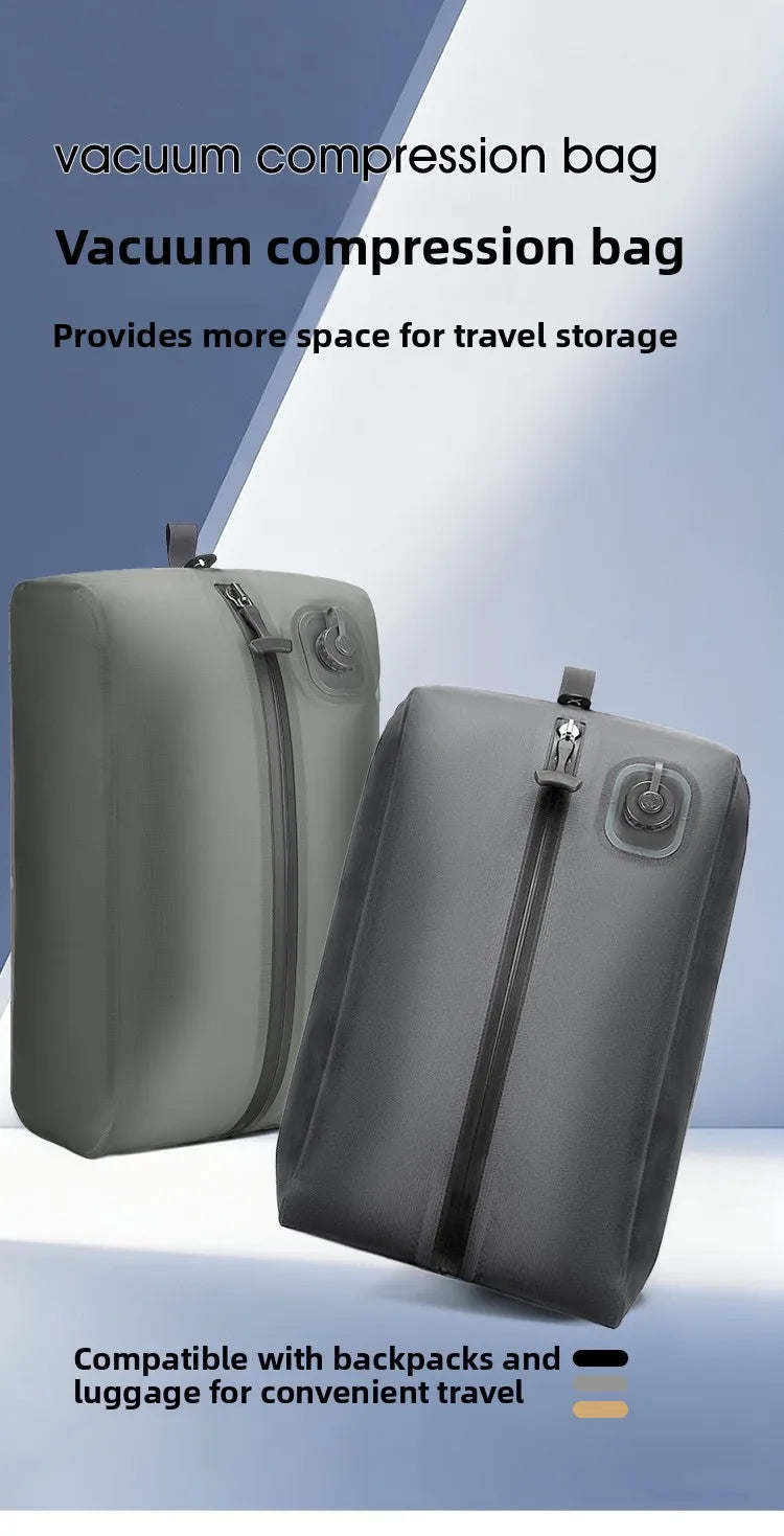 Automatic Vacuum Compressed Storage Bag Air Tight Bag Travel Luggage Compression Bag Business Trip Backpack Special Clothing Bag