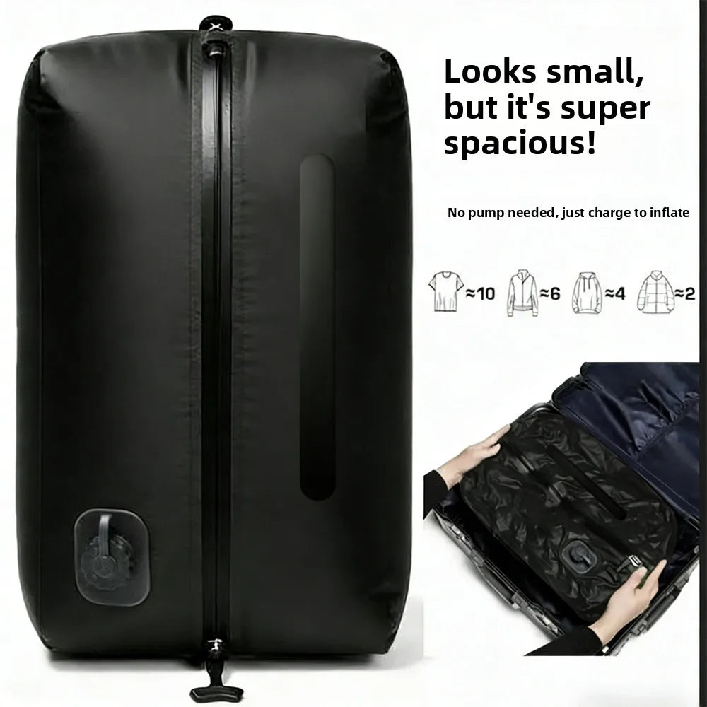 Automatic Vacuum Compressed Storage Bag Air Tight Bag Travel Luggage Compression Bag Business Trip Backpack Special Clothing Bag