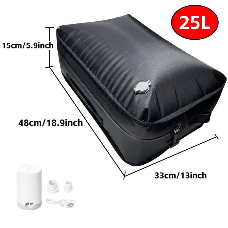 Automatic Vacuum Compressed Storage Bag Air Tight Bag Travel Luggage Compression Bag Business Trip Backpack Special Clothing Bag