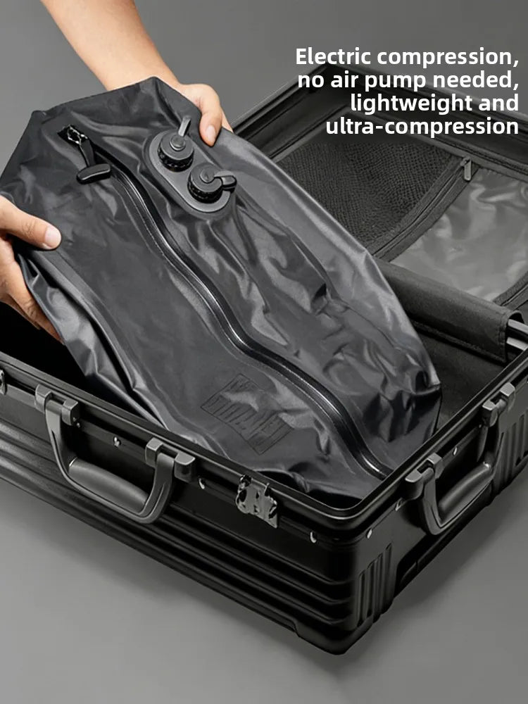 Automatic Vacuum Compressed Storage Bag Air Tight Bag Travel Luggage Compression Bag Business Trip Backpack Special Clothing Bag