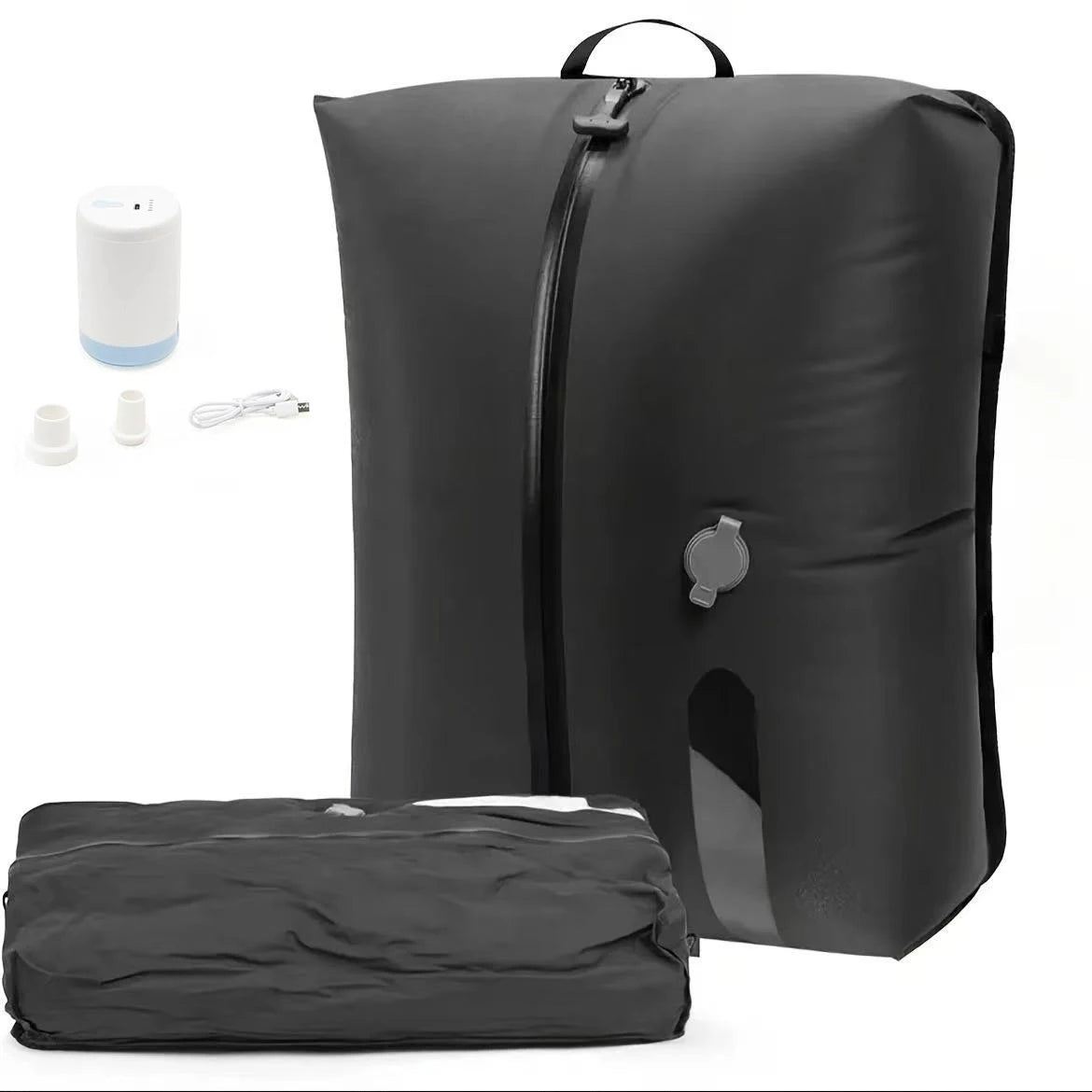 Automatic Vacuum Compressed Storage Bag Air Tight Bag Travel Luggage Compression Bag Business Trip Backpack Special Clothing Bag