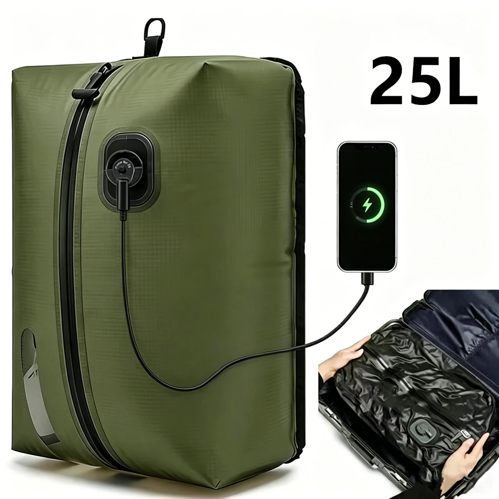 Automatic Vacuum Compressed Storage Bag Air Tight Bag Travel Luggage Compression Bag Business Trip Backpack Special Clothing Bag