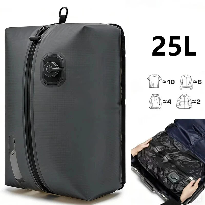 Automatic Vacuum Compressed Storage Bag Air Tight Bag Travel Luggage Compression Bag Business Trip Backpack Special Clothing Bag